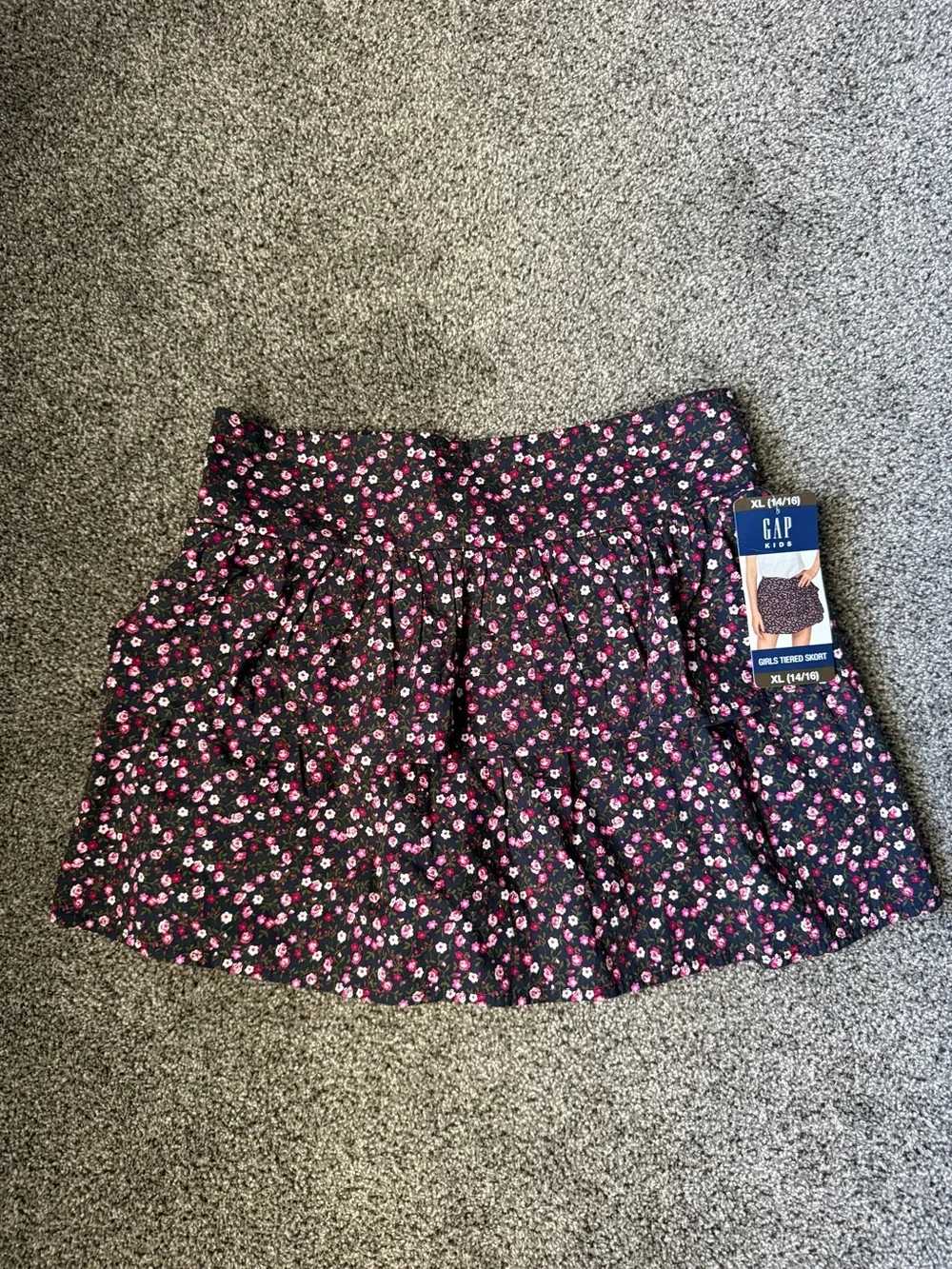 GAP Kids Floral Tiered Skort